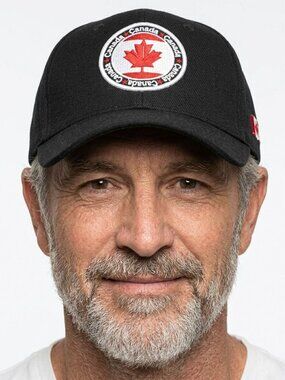 Canada Black Dat Hat Embroidered Baseball Cap Round Flag Casual Velcro Back